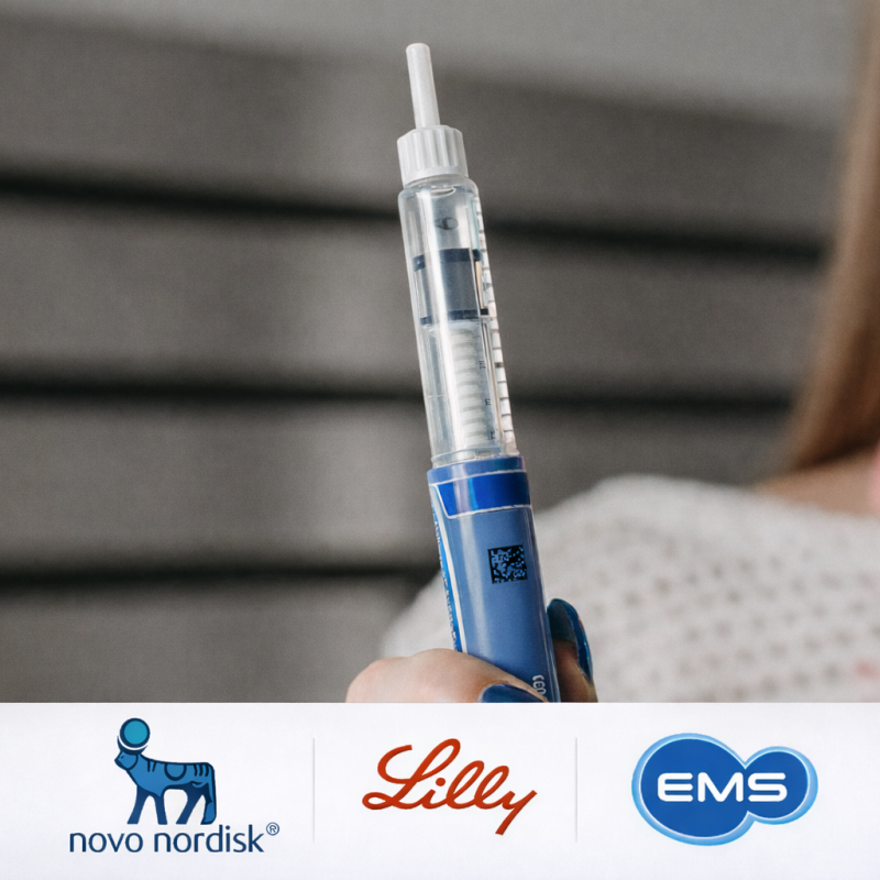 Brasil se prepara para produzir genéricos de semaglutida após queda de patente.